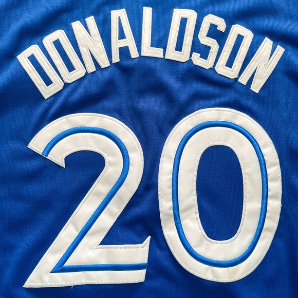X-Large Majestic Toronto Blue Jays Josh Donaldson #20 Jersey - Picture 2 of 7